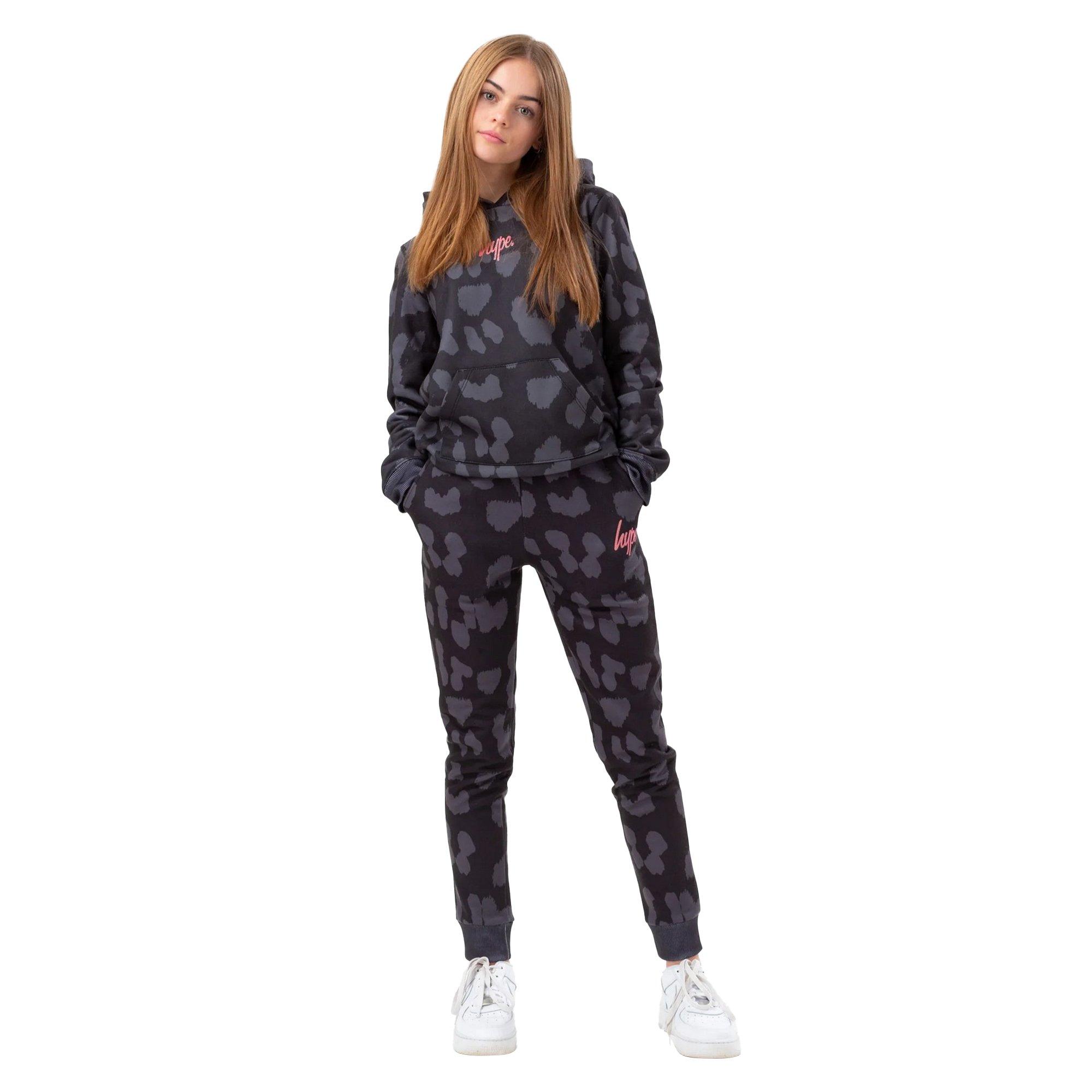 Image of Script Kapuzenpullover Mädchen Schwarz 104