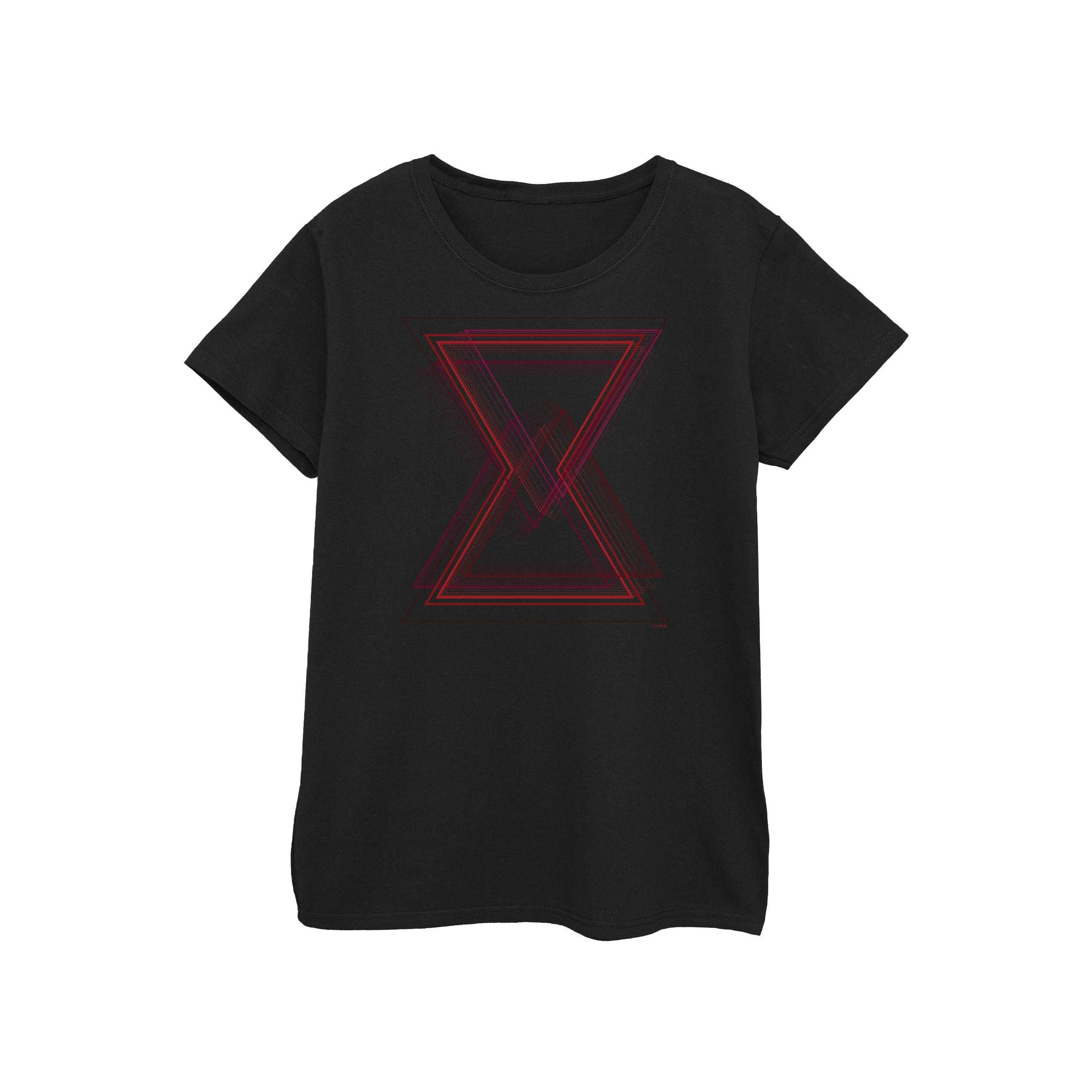 Image of Avengers Infinity War Black Widow Lines Tshirt Damen Schwarz L