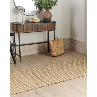 Beliani Teppich aus Jute Boho ARAPTEPE  