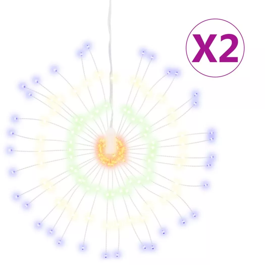 VidaXL - Weihnachtsbeleuchtung, One Size, Multicolor