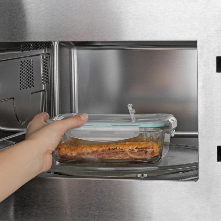 MAXXMEE  MAXXMEE 04002200400 boîte hermétique alimentaire Rectangulaire Bleu, Transparent 4 pièce(s) 