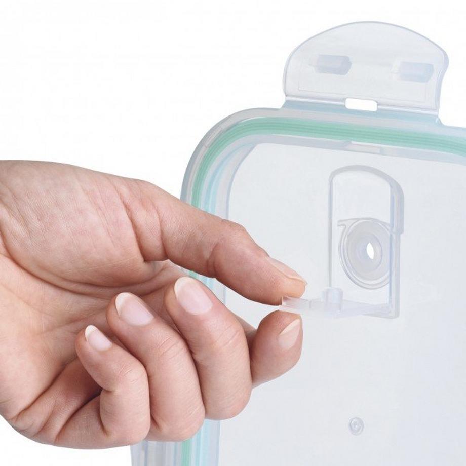 MAXXMEE  MAXXMEE 04002200400 boîte hermétique alimentaire Rectangulaire Bleu, Transparent 4 pièce(s) 