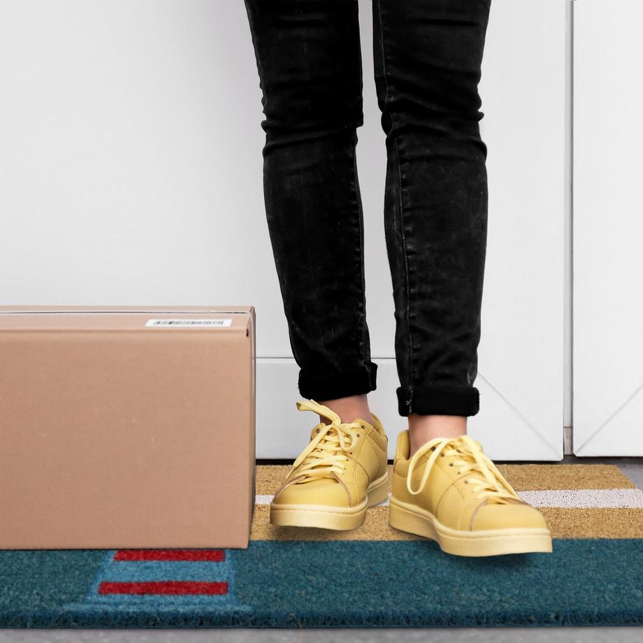 B2X Fußmatte Kokosfaser Leuchtturm  