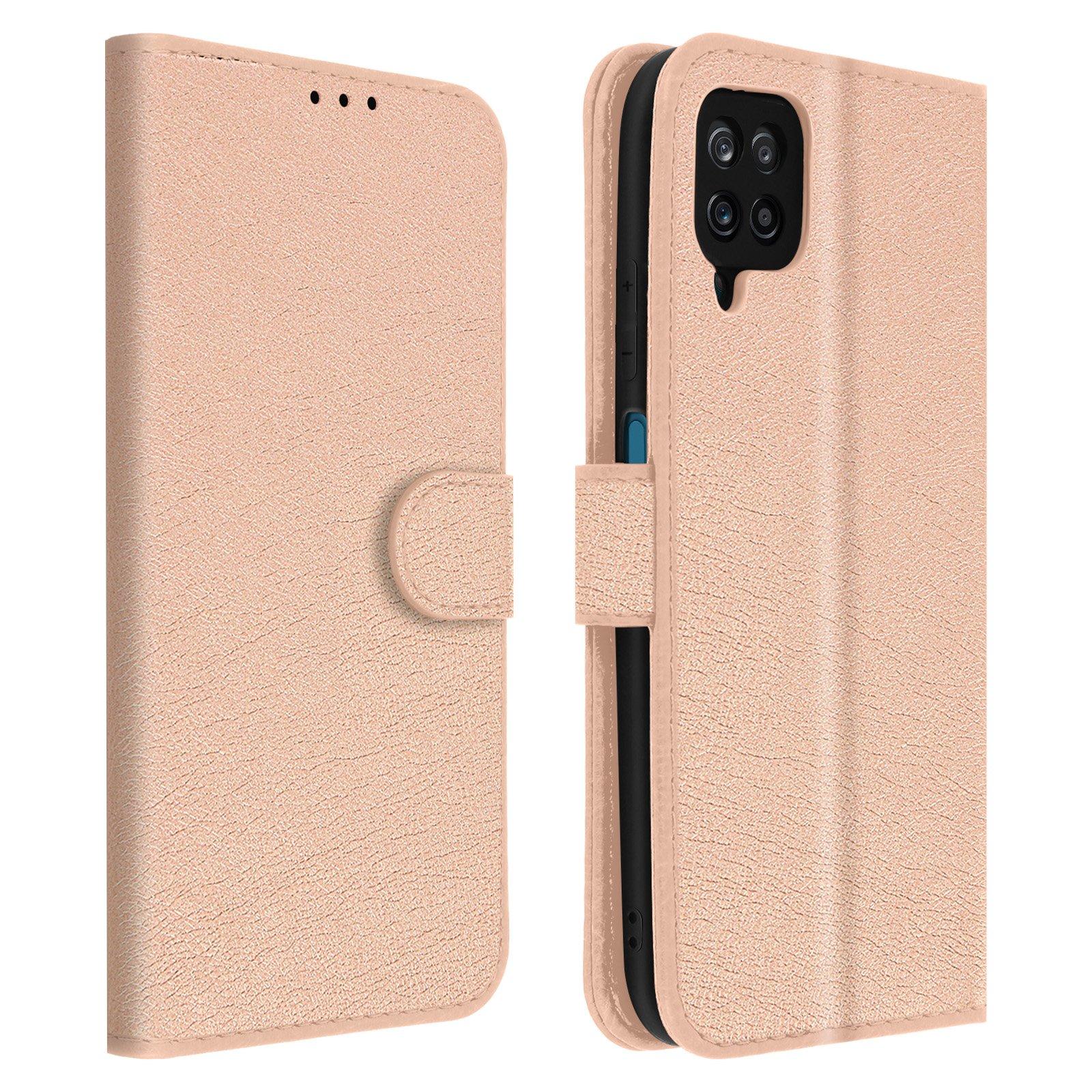 Avizar  Klappetui Galaxy A12 Rosegold 