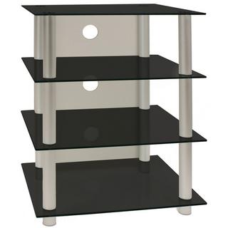 VCM  Meuble Hifi Rack Armoire Phono Etagère Alu Verre Phono Mediaregal Blados Meuble Hifi Rack Armoire Phono Etagère Alu Verre Phono Mediaregal Blados 