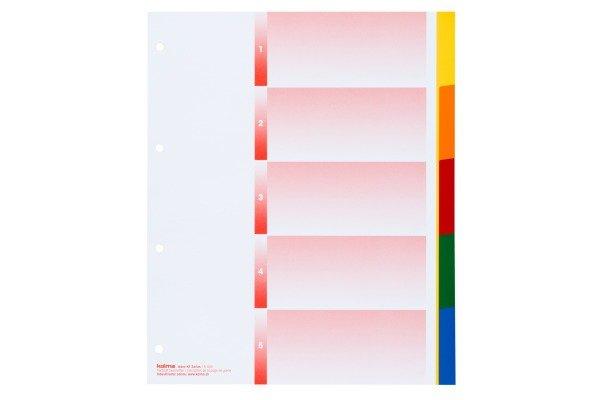 Image of Register Pp Grau Xl A4 18.407.20 5-teilig, Multicolor Unisex