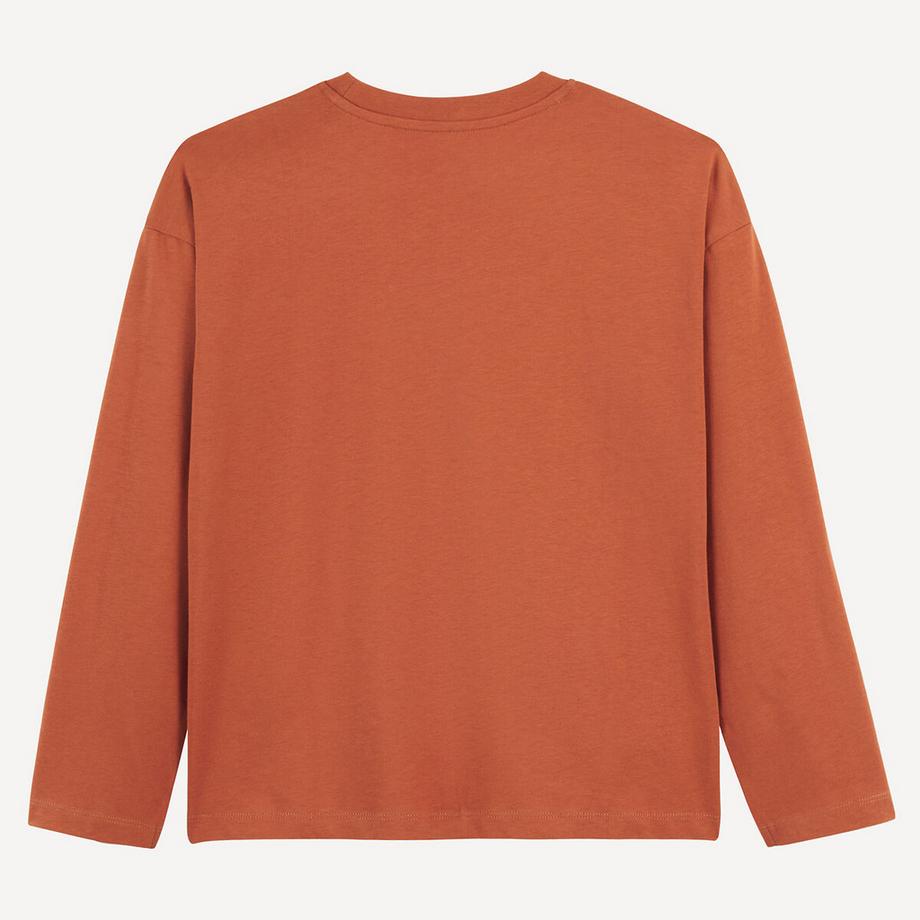 La Redoute Collections  T-shirt manches longues oversize imprimé 