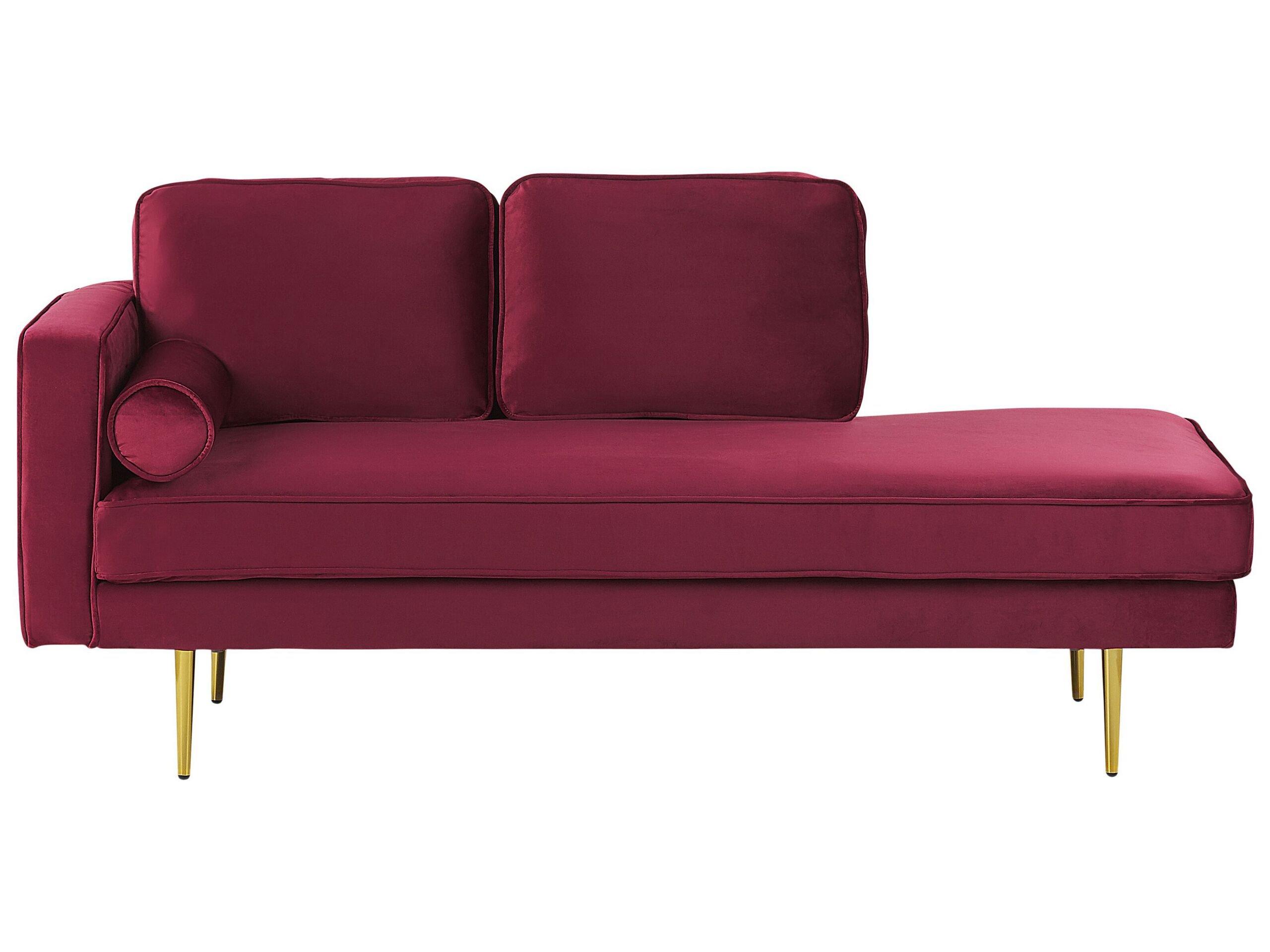 Image of Chaiselounge (L) aus Samtstoff Modern MIRAMAS Chaiselounge (L) aus Samtstoff Modern MIRAMAS