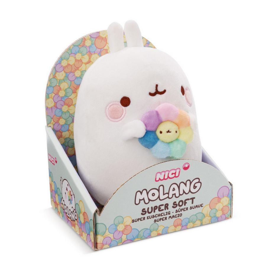 NICI  Molang mit Regenbogenblume (16cm) 