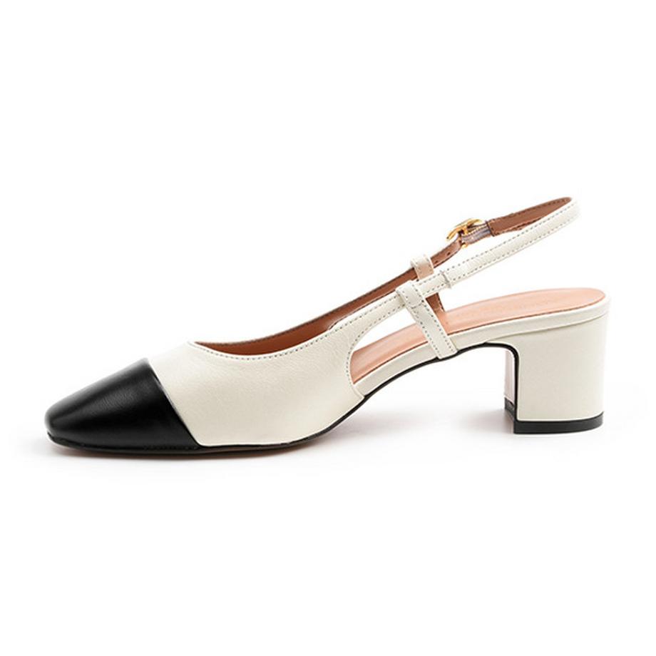 Konstantin Starke Cappucine Zweifarbige Slingback Pumps  