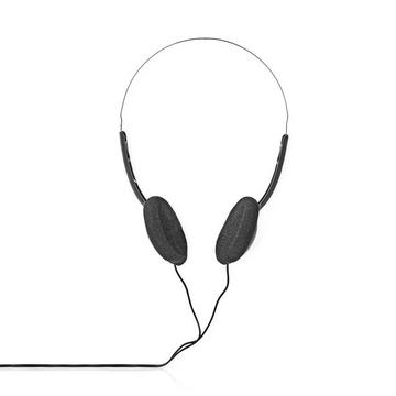 Écouteurs câblés sur l'oreille | 3,5 mm | Longueur du câble: 1,20 m | Noir