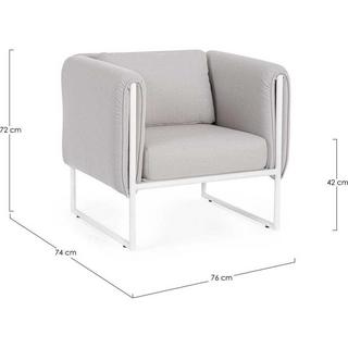 mutoni Chaise de jardin Pixel Sable  