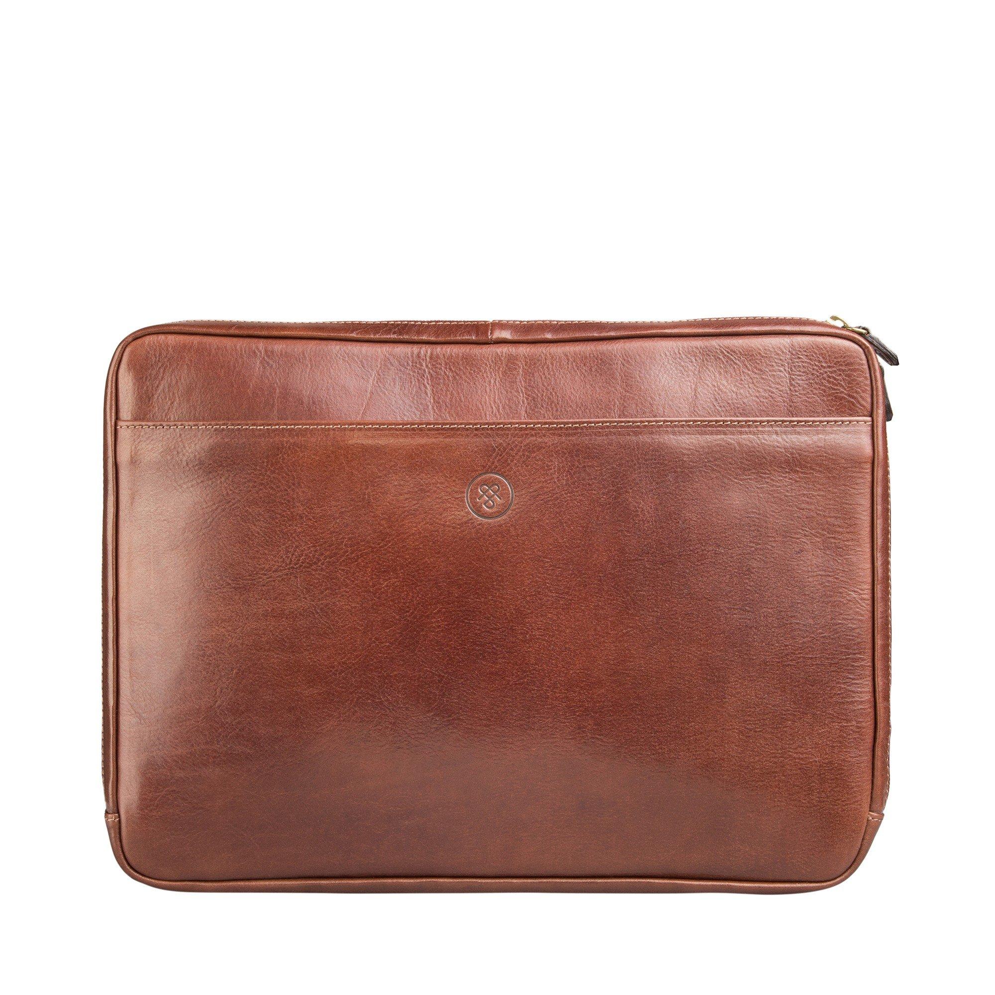 Image of Bovino - 14" Leder Laptophülle Damen Tan ONE SIZE