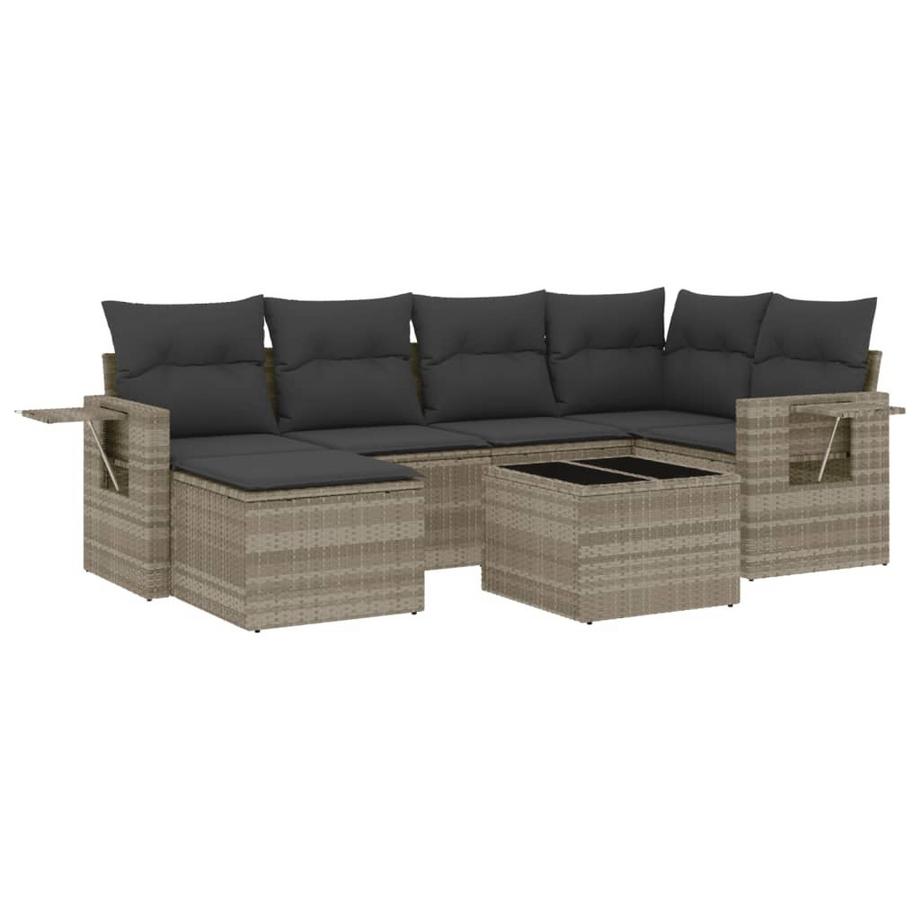 set divano da giardino Polirattan