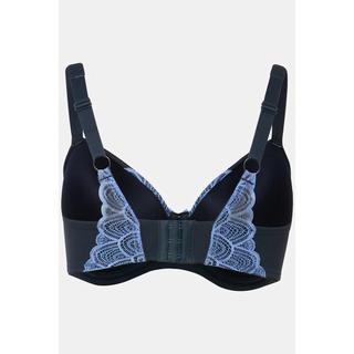 Ulla Popken  Soutien-gorge à armatures, agrémenté de dentelle - bonnet souples B-E 