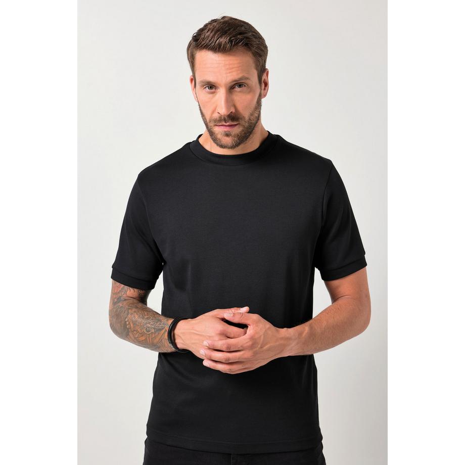 JP1880 Basic Halbarm Rollkragen T-Shirt  