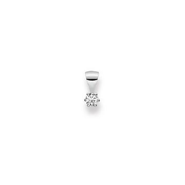 Anhänger Weissgold 750 Diamant 0.1.00ct. 8x4mm