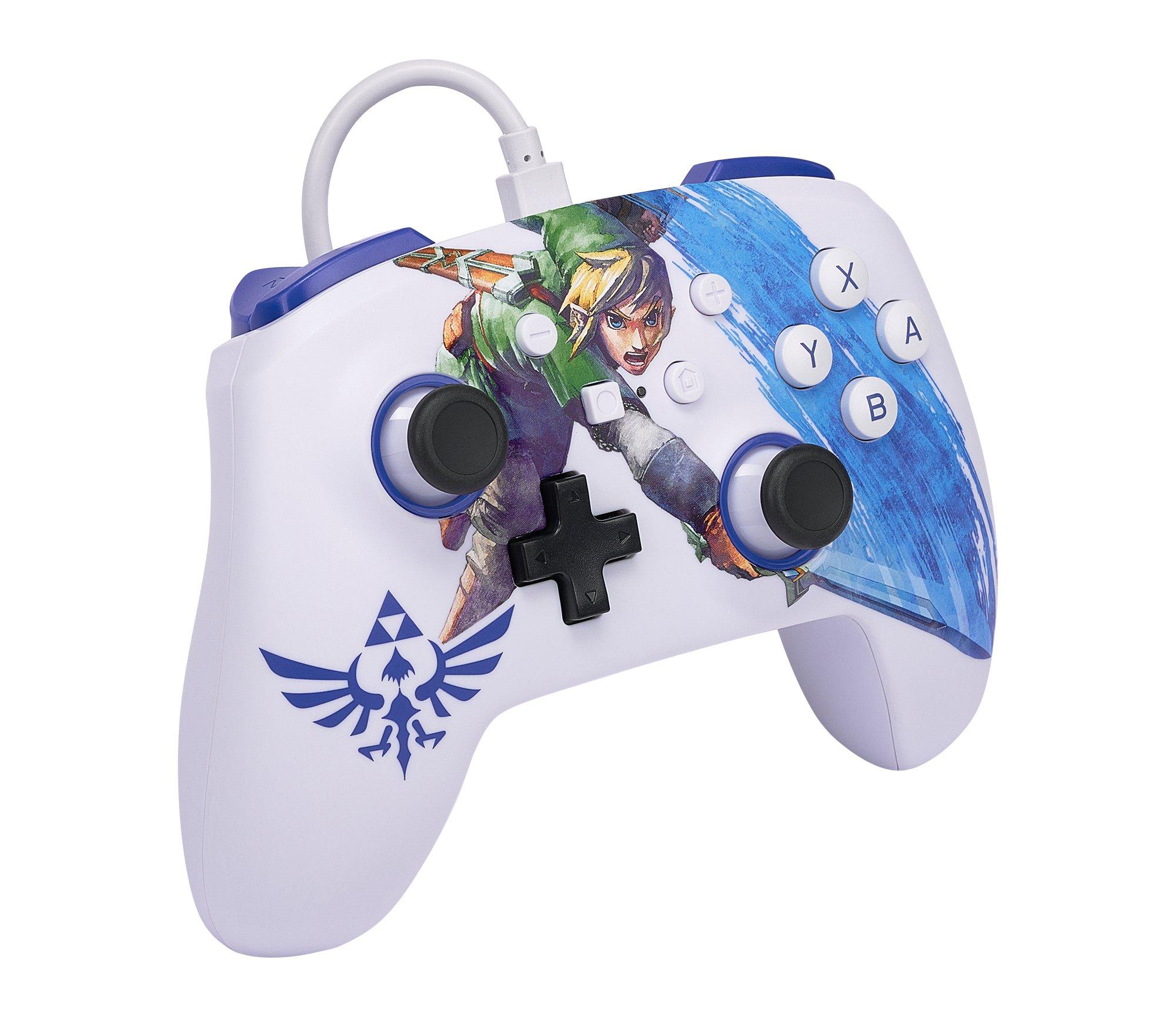POWERA  1526548-01 periferica di gioco Blu, Bianco USB Gamepad Analogico Nintendo Switch 