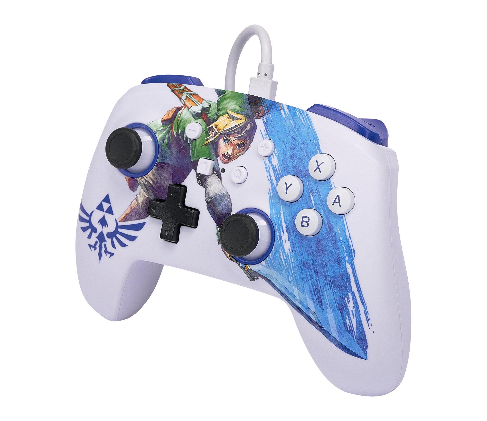 POWERA  1526548-01 periferica di gioco Blu, Bianco USB Gamepad Analogico Nintendo Switch 