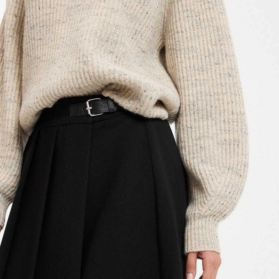 La Redoute Collections Jupe évasée plissée  