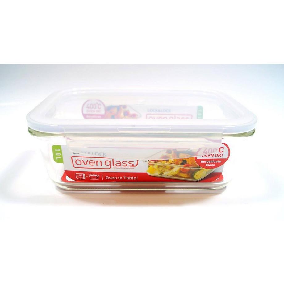 Lock&Lock  Boroseal Glasdose rechteckig 20x15x7.5 cm 1lt 