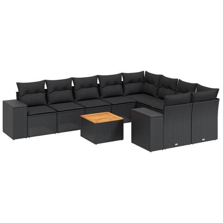 VidaXL Garten sofagarnitur poly-rattan  