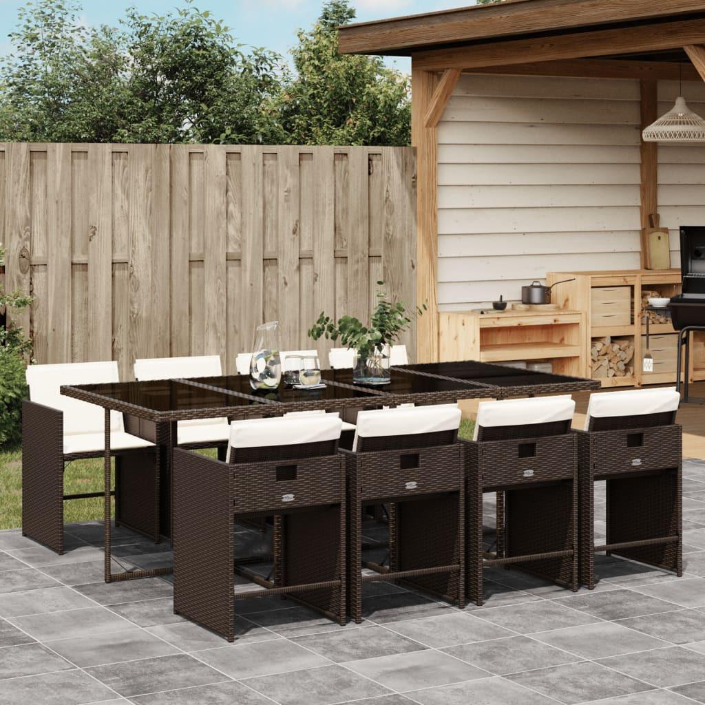 VidaXL Garten essgruppe poly-rattan  