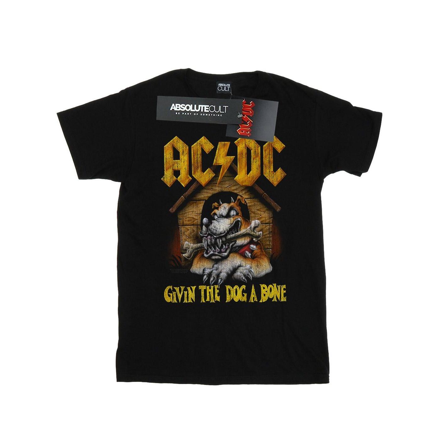 Image of Acdc Give The Dog A Bone Tshirt Herren Schwarz S