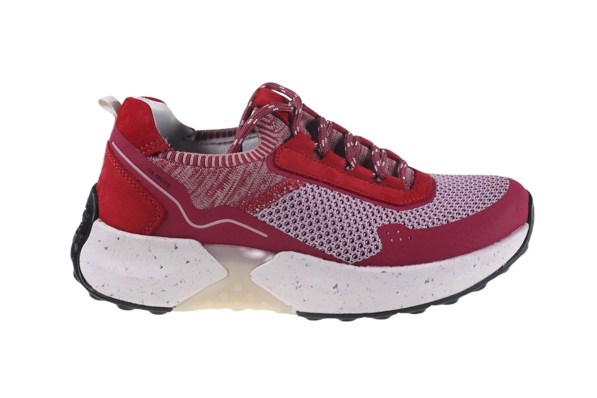 Image of Nubuk Wandersneaker Damen Rot 42