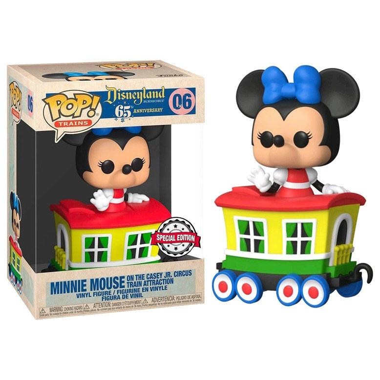 Funko  Figura POP Disney Train Casey Jr- Minnie in auto 6 Esclusivo 