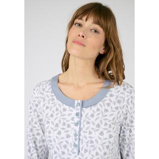 Damart  Chemise de nuit maille jersey pur coton peigné. 