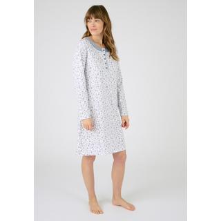 Damart  Chemise de nuit maille jersey pur coton peigné. 