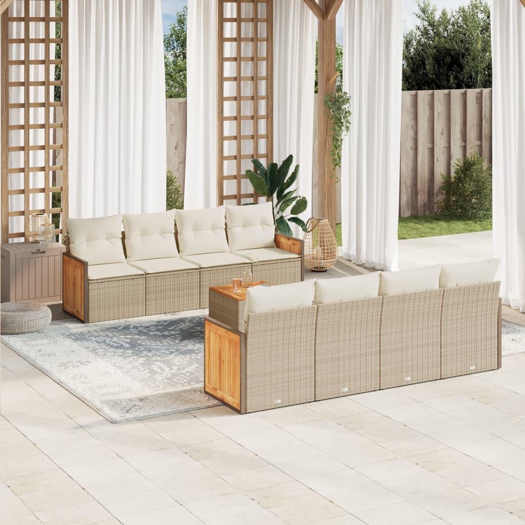 VidaXL Garten sofagarnitur poly-rattan  