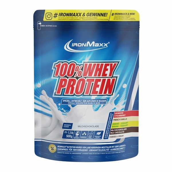 Image of Ironmaxx 100% Whey Protein Milk Chocolate 500g - 500g