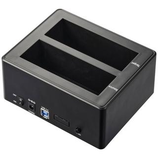 Renkforce  USB 3 SATA 2-Port HDD-Dockingstation mit Cloning, Kopier- und Löschfunktion 