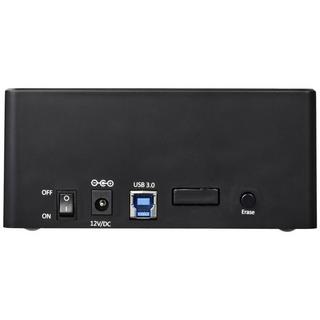 Renkforce  USB 3 SATA 2-Port HDD-Dockingstation mit Cloning, Kopier- und Löschfunktion 