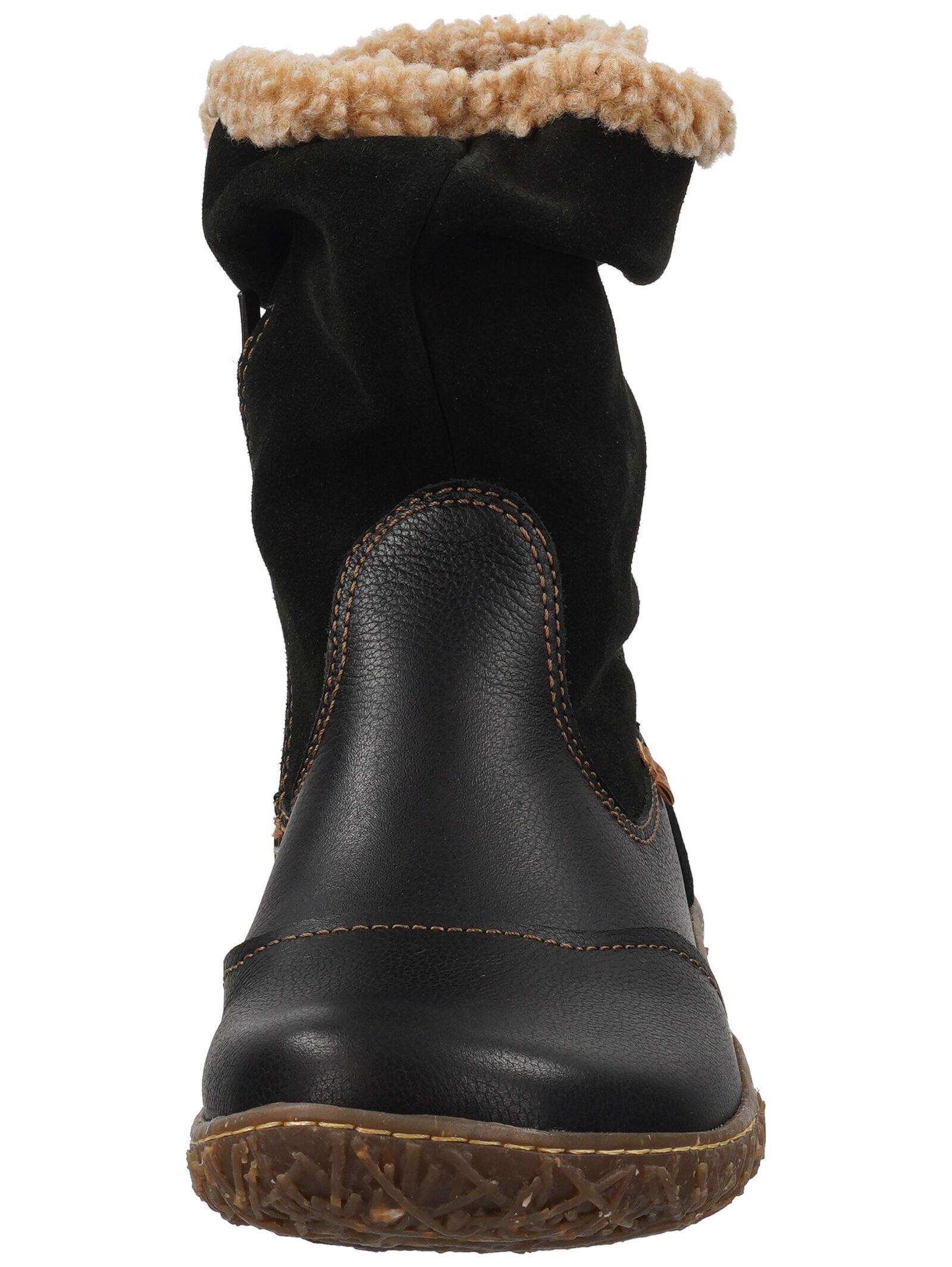 El Naturalista  Bottines N758 NATURAL GRAIN-LUX S. BLACK/ NIDO BLACK 