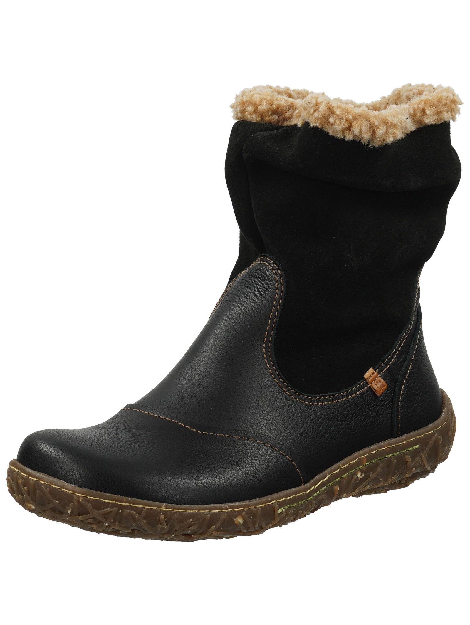 El Naturalista  Bottines N758 NATURAL GRAIN-LUX S. BLACK/ NIDO BLACK 