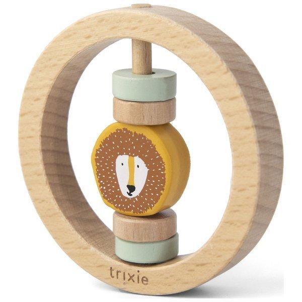 Trixie  Trixie Hochet rond en bois - Mr. Lion 