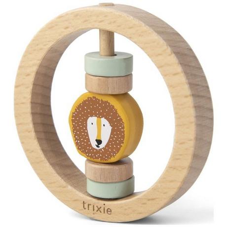 Trixie  Trixie Hochet rond en bois - Mr. Lion 