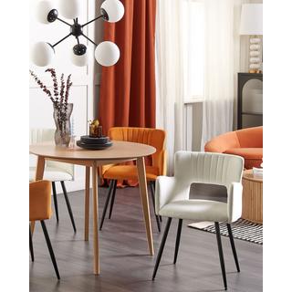 Beliani Lot de 2 chaises en Velours Moderne SANILAC  