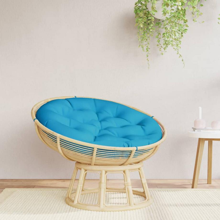 VidaXL Coussin rond tissu  
