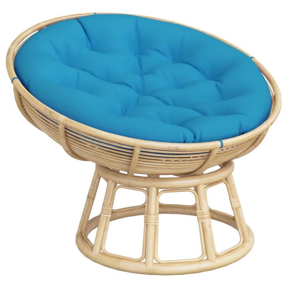 VidaXL Coussin rond tissu  