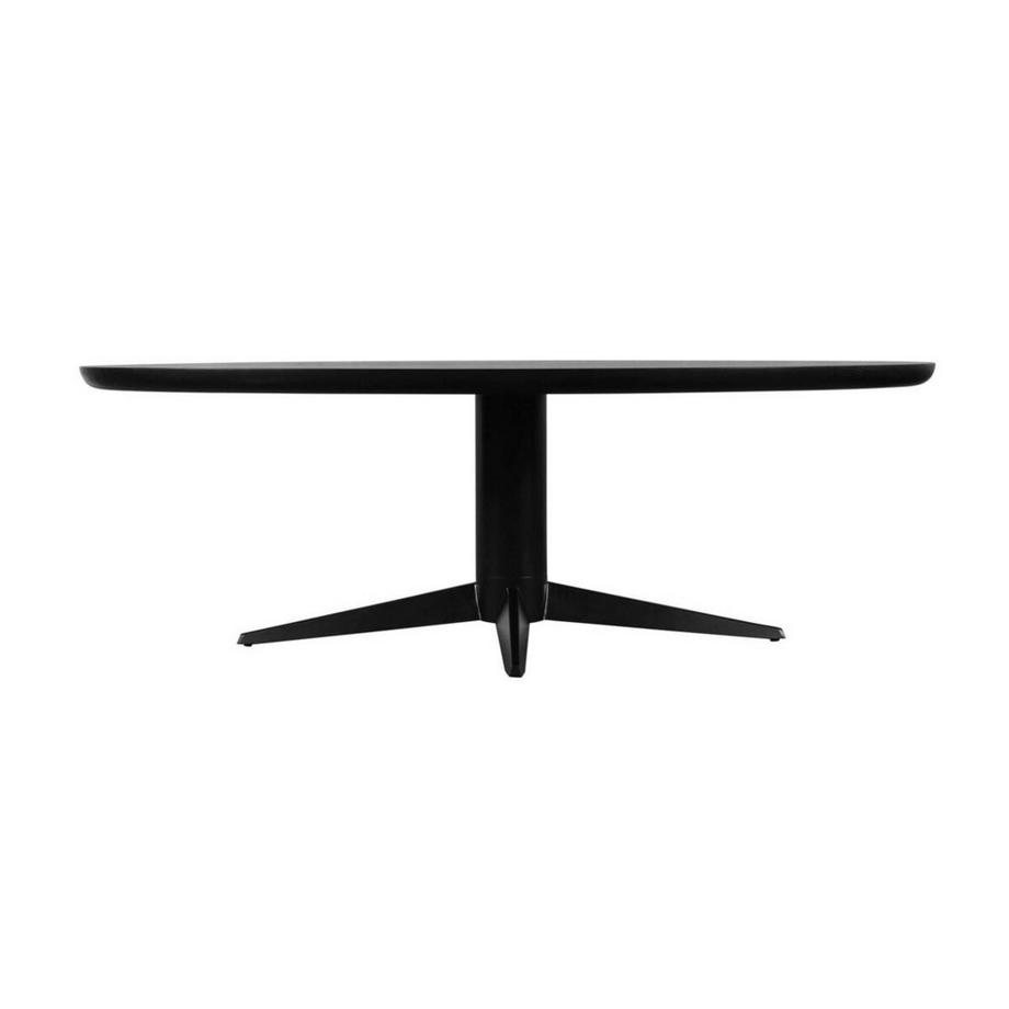 Richmond Interiors Table de salle à manger Rayford black oval 230  