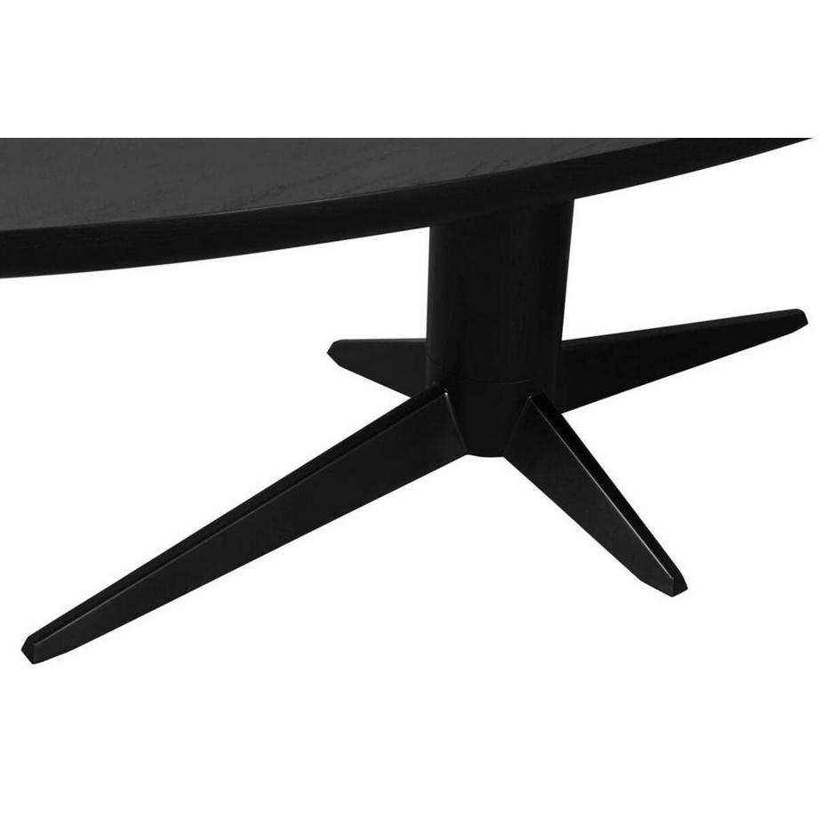 Richmond Interiors Table de salle à manger Rayford black oval 230  