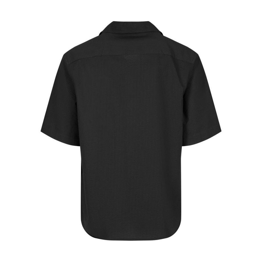 URBAN CLASSICS Camicia Seersucker Maniche Corte  