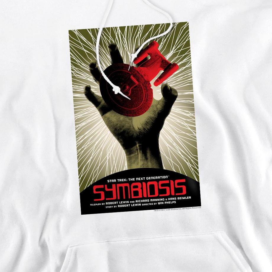 Star Trek The Next Generation Season 1 Episode 22 Felpa con Cappuccio  