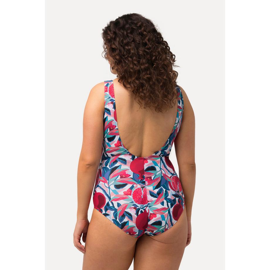 Ulla Popken Maillot de bain à pois Bonnets souples Nœud fantaisie  