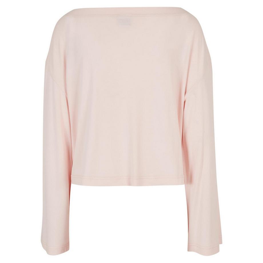 URBAN CLASSICS Maglietta Maniche Lunghe Scollo a Barca  