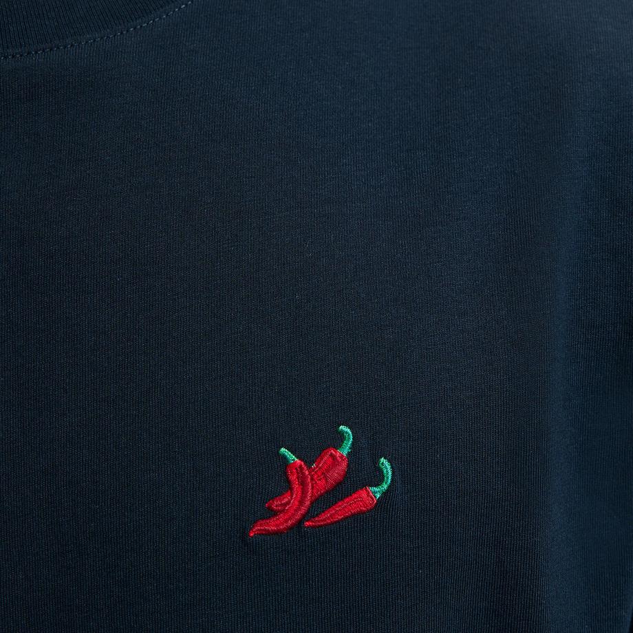 La Redoute Collections T-shirt Regular Fit avec broderie piment  